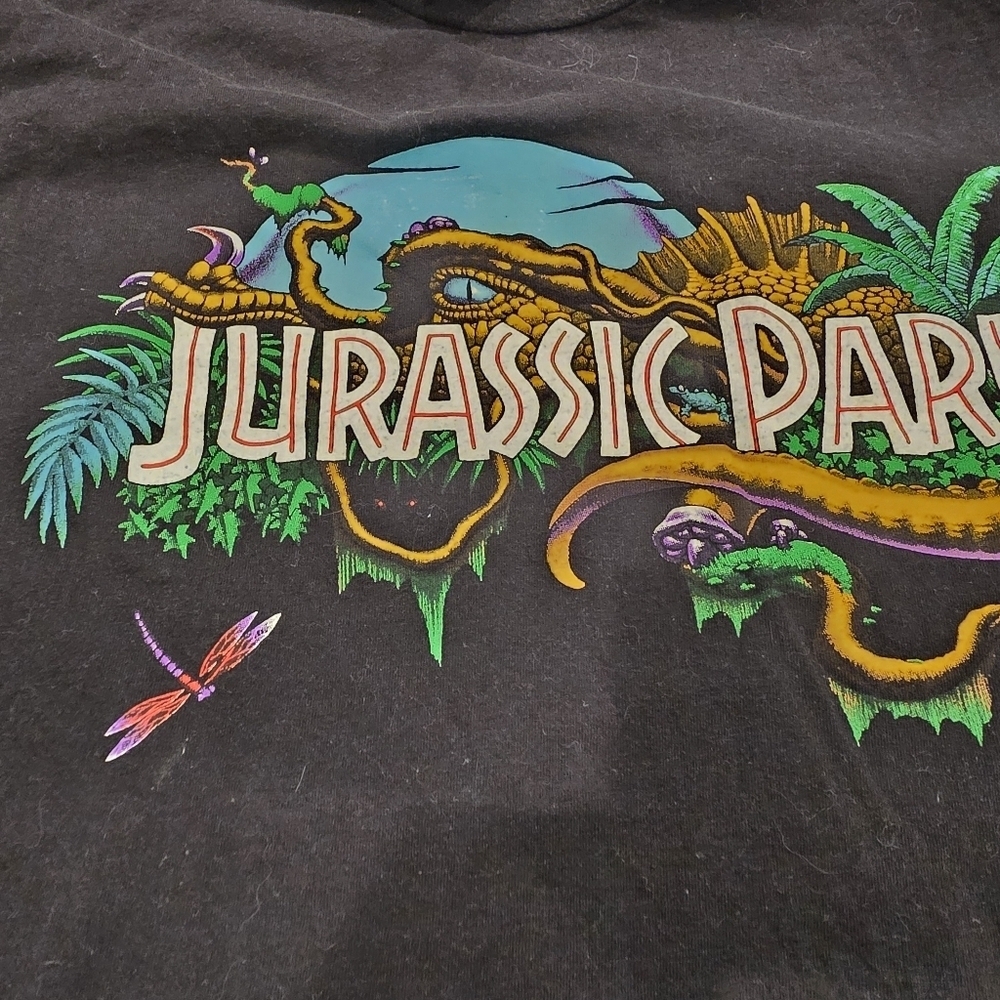 VTG 90'S JURASSIC PARK PROMO FILM 1993 TEE SHIRT XL - Picture 9 of 10